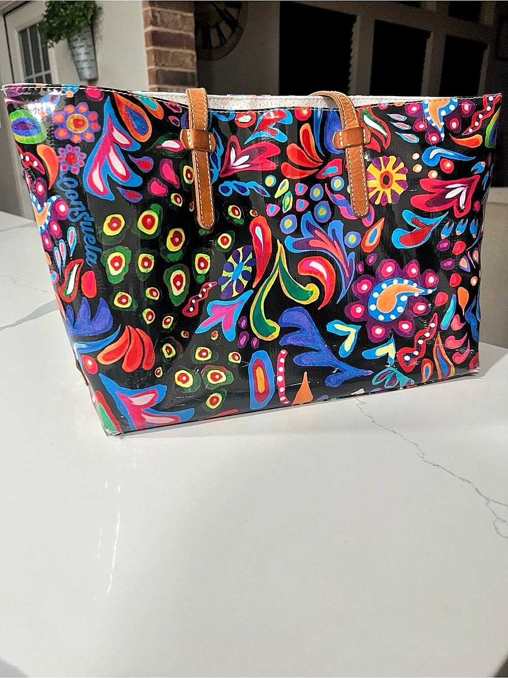 Consuela Floral Multicolor Tote